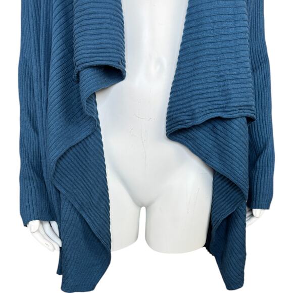BEAUTIFUL by Lawrence Zarian The Kelly‎ Draped Cardigan Deep Teal Womens 1X - Picture 3 of 13